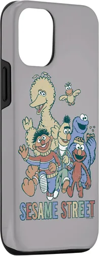 Vista 3 de iPhone 12/12 Pro Sesame Street colorido grupo caso