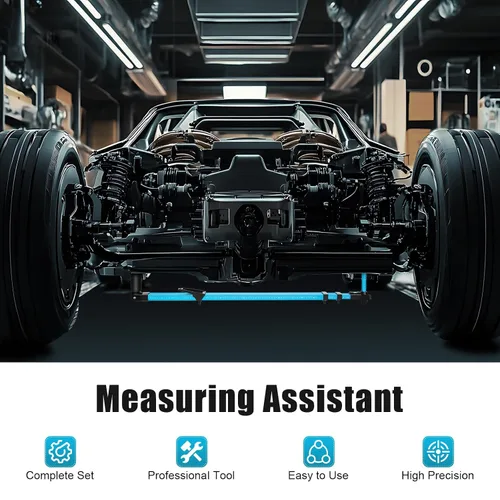 Vista 6 de Sistema de medición 2D, Universal de alta precisión Auto Body Frame Machine Tranvía, Calibre digital de aleación de aluminio Regla de medición