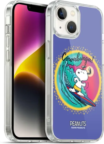 Vista 59 de Head Case Designs Funda de gel con licencia oficial de Peanuts Beach Surf Snoopy Boardwalk Airbrush [protección de grado militar] compatible