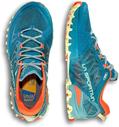 Vista 4 de La Sportiva Zapatillas Bushido III Performance para mujer Everglade/Zest