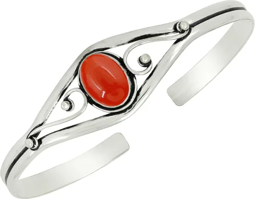 Vista 8 de Natural Gemstone Cuff Bangle Bracelets for Women Amatista