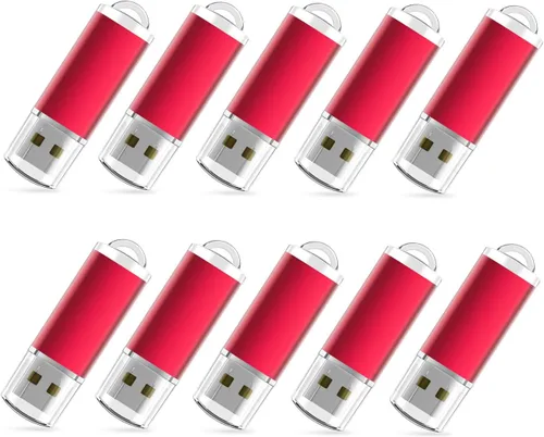 Vista 9 de RAOYI 10 unidades de 1 GB USB Flash Drive 1G Pen Drive USB 2.0 Memory Stick Thumb Drive Negro