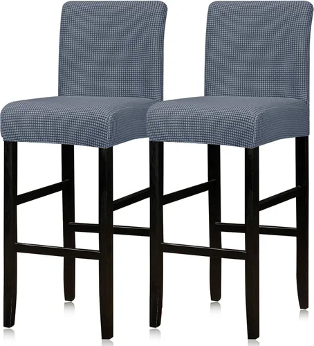 Vista 66 de Lellen - Fundas para taburete de bar de jacquard, fundas para silla de taburete de bar, fundas para silla de bar, fundas para taburete de bar