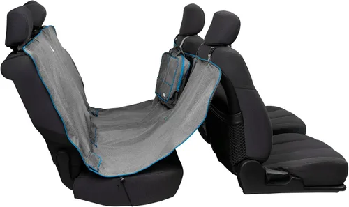 Vista 9 de Kurgo Funda de asiento para perro Fundas de asiento de banco de automóvil para mascotas Protector de funda de asiento trasero para perros