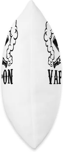 Vista 2 de Smoking Themed Tees Funny Graphic Tees-Vape On Throw Pillow, 16 x 16, multicolor