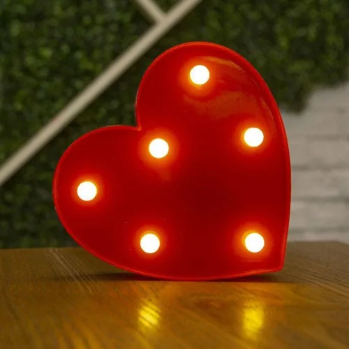 Vista 44 de anso Letras LED del alfabeto con números iluminados, letras de plástico blanco, decoración de pie de la A a la Z 0 ~ 9 (rosa corazón)