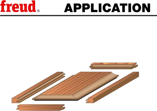 Vista 4 de Freud, 97-100, set de tres unidades para gabinete con 99-515 y 99-260 carril y style bits.