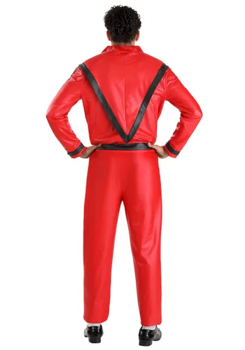 Vista 4 de Disfraz de Michael Jackson Thriller para Hombre Multicolor