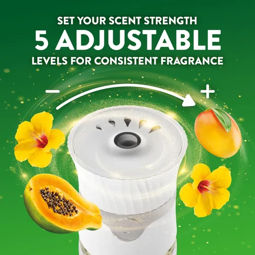 Vista 7 de Aceites perfumados Air Wick 0+4 Hawái Papaya exótica y flor de hibisco