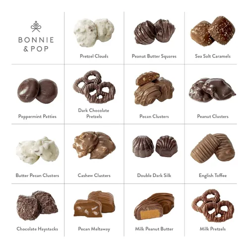 Vista 6 de Cesta de regalo de chocolate, arreglo de bandeja de regalos de dulces, caja de aperitivos gourmet, idea de regalo para Acción de Gracias, Navidad