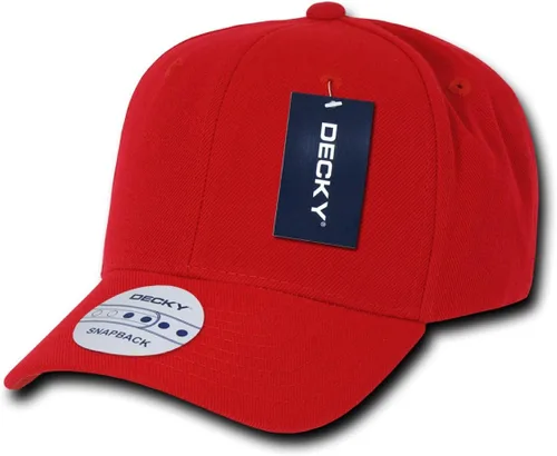Vista 4 de DECKY Snapbacks de pico curvo acrílico