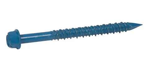 Vista 18 de Anclaje de tornillo de hormigón con cabeza hexagonal de 1/4 x 1-1/4 pulgadas con broca para anclar a mampostería, bloque o ladrillo (100 por caja)