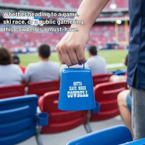 Vista 7 de Bevin Bells "Gotta Have More Cowbell" (X-Pequeño) Campana de Vaca de Kentucky con Color Cobre Hecha de Acero Fabricantes de Ruido Fuerte