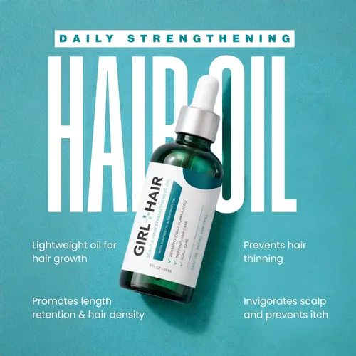Vista 3 de Aceite fortalecedor G+H Promueve un cabello más grueso, más lleno y cuero cabelludo saludable Con calabaza y romero para un cabello saludable