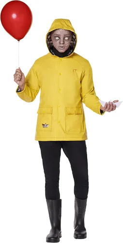 Vista 3 de Spirit Halloween It - Disfraz de Georgie para adulto, con licencia oficial, disfraz de terror, disfraz de TV y película, cosplay