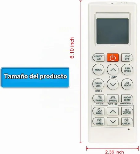 Vista 5 de AKB75215402 - Mando a distancia de repuesto de CA compatible con LG Mini