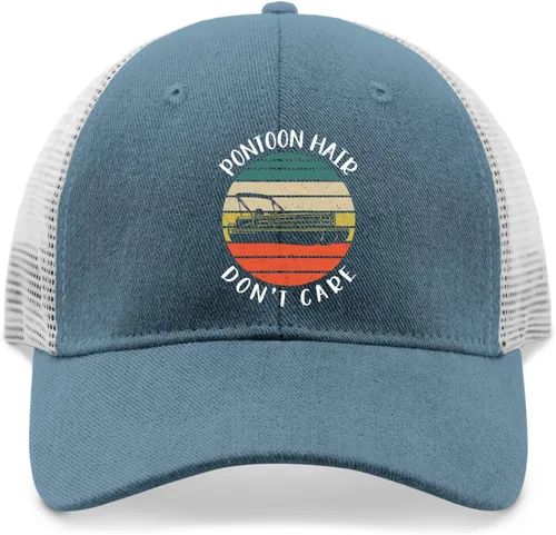 Vista 9 de devor Hats Pontoon Hair Don't Care Baseball Cap, Funny Baseball Caps for Women