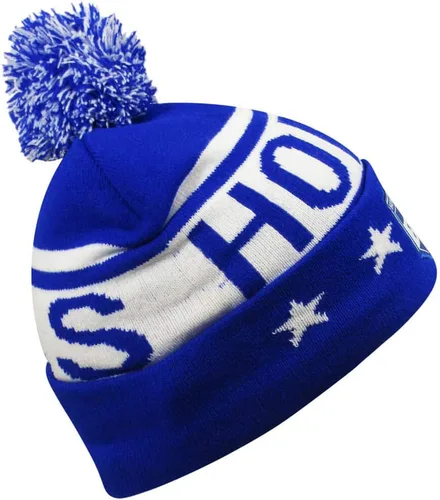 Vista 21 de COUVER Gorro con pompón de equipo de fútbol