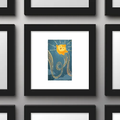 Vista 2 de Trends International Gallery Pops Disney Wish - Wish Come True Panel #5 - Póster de pared, 12.00 x 12.00 pulgadas, versión de marco negro