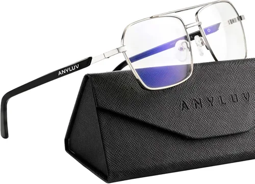 Vista 13 de ANYLUV Blue Light Glasses Men/Women, Blue Light Blocking Glasses, Computer Screen Blocker Eyes Protection Glasses