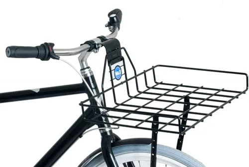 Vista 3 de Wald Multi-Fit Caja de pizza delantera cesta de bicicleta, negro W257GB portabicicletas
