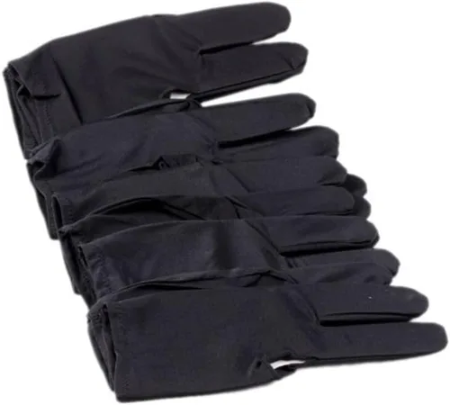 Vista 3 de MagicW - Guante de billar con 3 dedos, guantes de billar, accesorios de billar, taco de billar, 3 pares
