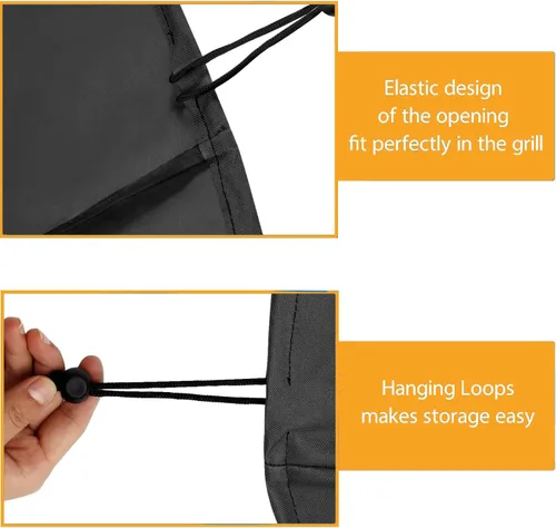 Vista 4 de Funda para parrilla Pit Boss de 2 quemadores Ultimate Lift-Off Grill PB2BGD2, cubierta de parrilla al aire libre para Pit Boss Sierra Griddle 2B