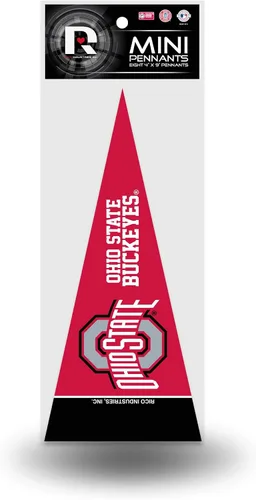 Vista 17 de Rico Industries NCAA - Juego de mini banderines de fieltro de 4 x 9 pulgadas (incluye 8 piezas)