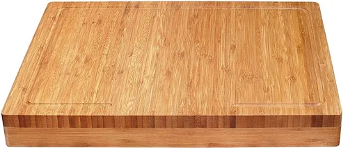 Vista 4 de Lipper International Tabla de cortar y servir de madera de bambú sobre el fregadero/estufa de cocina, grande, 20-1/2" x 11-1/2" x 2
