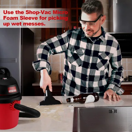 Vista 8 de Shop-Vac 90525 Reemplazo de filtro de funda de espuma, para la mayoría de aspiradoras Shop-Vac húmedas/secas de 1 galón, reemplaza las piezas #