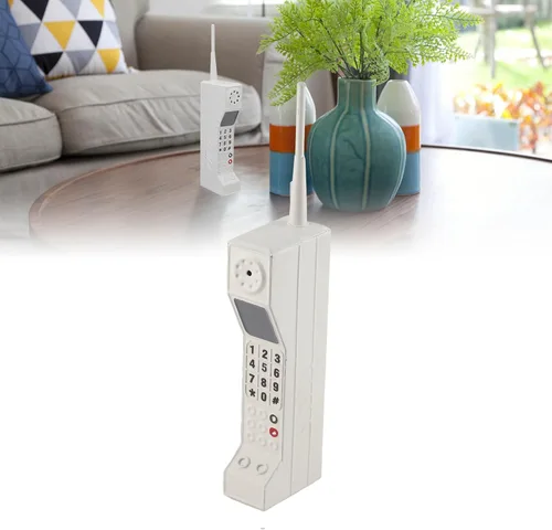 Vista 3 de Adorno retro para teléfono celular, soporte colgante decorativo para teléfono en casa, oficina, decoración de escritorio