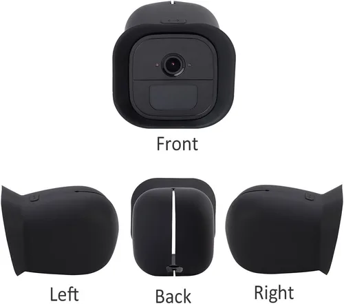Vista 5 de Fundas protectoras para Arlo Go by HOLACA - Juego de 2 fundas de silicona para Arlo Go Mobile HD Wireless Free Camera Arlo Go Smart Security