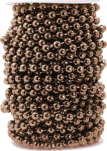 Vista 14 de Mandala Crafts Cadena de guirnalda de perlas negras de imitación de 0.157 in 44 YDs Roll, Durable Fishing Line, Indoor Outdoor, for Wedding Decor