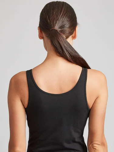 Vista 4 de Kalon Paquete de 4 camisetas sin mangas para mujer con diseño moderno y pechugona