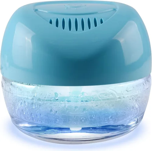 Vista 22 de Limpiador de Aire Lavador de Aire, Difusor de Aromas para Aire Fresco para el Hogar, Oficina, Purificador de Aire con Luz Nocturna (Negro)
