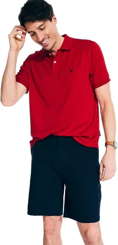 Vista 40 de Nautica playera polo clásica de mangas cortas, color sólido, para hombre