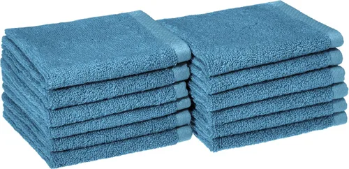 Vista 10 de Amazon Basics 2 toallas de baño de gran tamaño de secado rápido, 100% algodón, color blanco, de 62 x 30 pulgadas