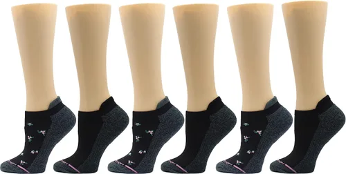 Vista 3 de Dr. Motion calcetines de compresión de corte bajo para mujer, 2 piezas