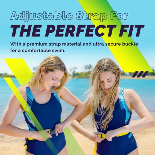 Vista 6 de Sunlite Sports Boya de natación de alta calidad, altamente visible, impermeable, de seguridad, flotador, entrenamiento para natación en aguas
