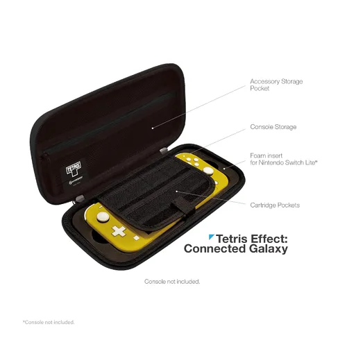 Vista 4 de Hyperkin Limited Edition Official Tetris EVA Console Travel Carrying Case Officially Licensed - Portable Carry Case for Nintendo SwitchOLEDLite