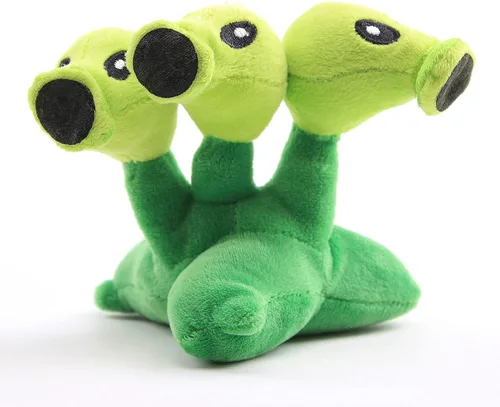 Vista 3 de Juguetes de peluche de plantas de peluche, figuras de muñeca de regalo de cumpleaños para niños (trío)