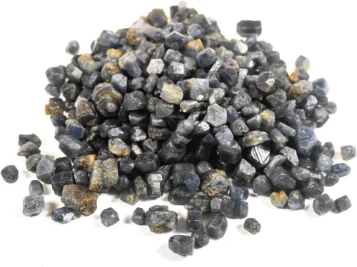 Vista 3 de 10 Uds. Piedras ásperas de zafiro azul, corindón natural, cristales de piedras preciosas, muestras minerales crudas, cabujón crudo - Madagascar