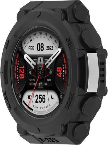 Vista 2 de Funda protectora compatible con Amazfit T-Rex 2, carcasa de parachoques, TPU antiarañazos, marco para Amazfit T-Rex 2 T-Rex2, accesorios de reloj 3