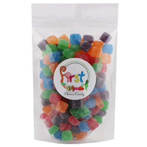 Vista 3 de FirstChoiceCandy Caramelos de cubos masticables ácidos (2 libras, surtidos)