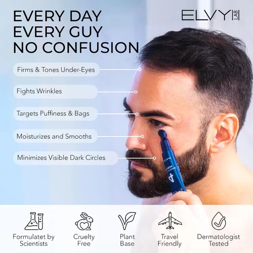 Vista 2 de Crema para debajo de los ojos para hombres y mujeres, se dirige a las arrugas, la hinchazón y los ojos Desarrollada por dermatólogos Vegana