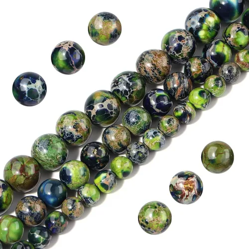 Vista 20 de 7 cuentas de piedra preciosa de chakra de 8 mm pulidas y redondas, 49 piezas, piedras naturales suaves para chakra, cristales curativos y piedras 7