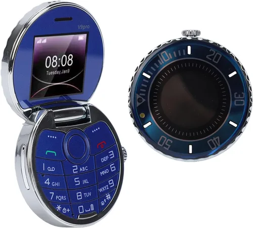 Vista 5 de Teléfono celular, pantalla dual de 1.77 pulgadas, doble tarjeta en espera, botones grandes, sonido claro, MP3, FM, Bluetooth, teléfono móvil