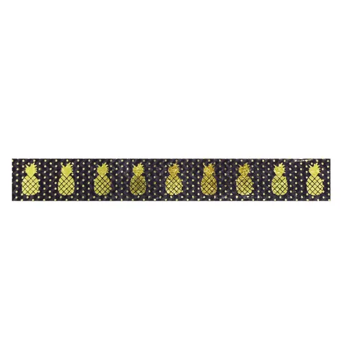 Vista 2 de Wrapables Cinta adhesiva Washi colorida, Pinapple dorada negra 2-Pinapple Dorada Negro