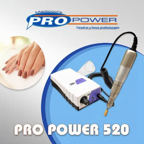 Vista 5 de Medicool Paquete de 2 archivos eléctricos Pro Power 520 + kit de brocas PP520+FBK2