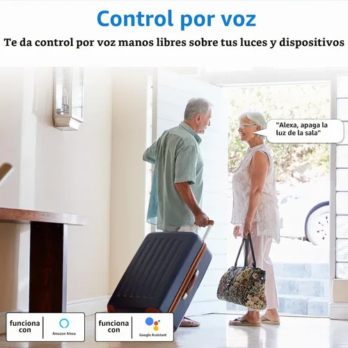 Vista 5 de Regulador de intensidad enchufable, enchufe inalámbrico con control remoto, interruptor de luz digital para lámpara compatible con Alexa, para luces